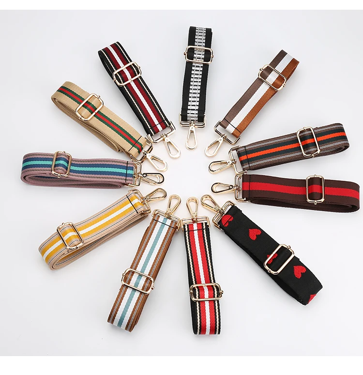 3.8cm width nylon canvas fabric Shoulder strap stripe colorful adjustable 70~140cm diy crossbody bag strap
3.8cm width nylon canvas fabric Shoulder strap stripe colorful adjustable 70~140cm diy crossbody bag strap