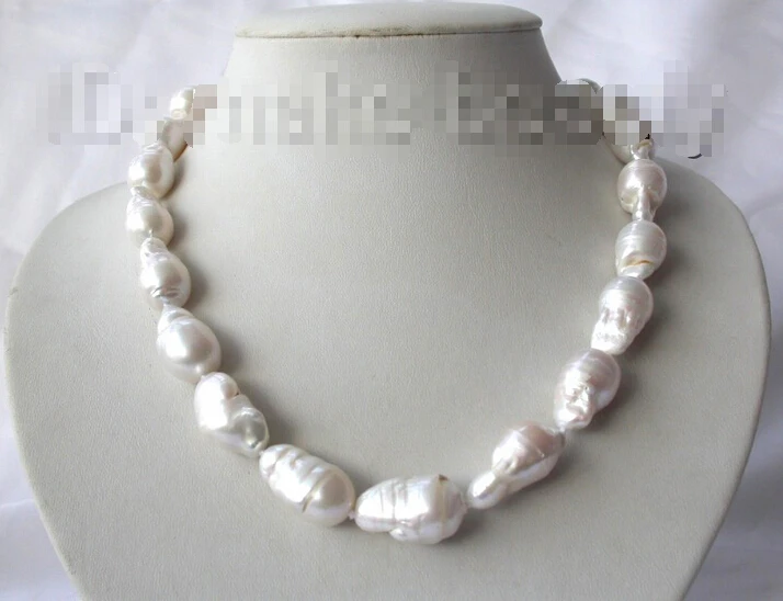 shipping stunning big 22mm baroque white keshi reborn freshwater pearl necklace h390
shipping stunning big 22mm baroque white keshi reborn freshwater pearl necklace h390