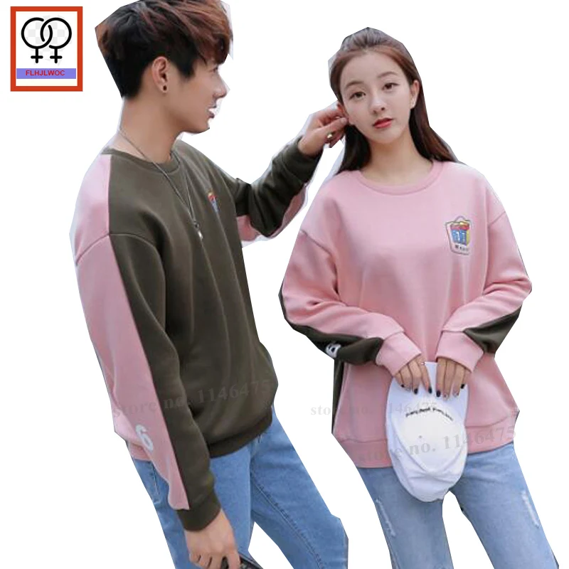 Couple Hoodies Lovers Clothes Autumn Winter Long Sleeve Patchwork Tops Casual Pink Army Green Pink Cute Couple Hoodies Pullovers
Couple Hoodies Lovers Clothes Autumn Winter Long Sleeve Patchwork Tops Casual Pink Army Green Pink Cute Couple Hoodies Pullovers