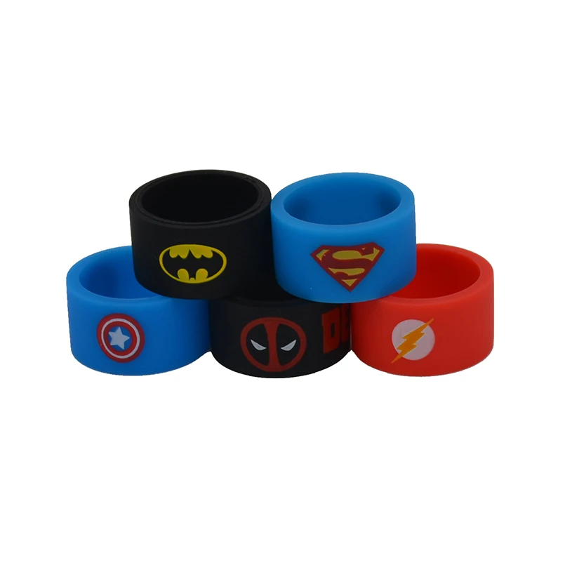10pcs Hollywood Hero rubber Silicone vape band ring decorative and protective vape silicone band ring for your box mod or tank
10pcs Hollywood Hero rubber Silicone vape band ring decorative and protective vape silicone band ring for your box mod or tank