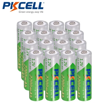 16Pcs/lot PKCELL NIMH AA Rechargeable Battery 2200mAh 1.2V Ni-MH Low Self-discharge Batteries Bateria Baterias For Cameras Toys
16Pcs/lot PKCELL NIMH AA Rechargeable Battery 2200mAh 1.2V Ni-MH Low Self-discharge Batteries Bateria Baterias For Cameras Toys