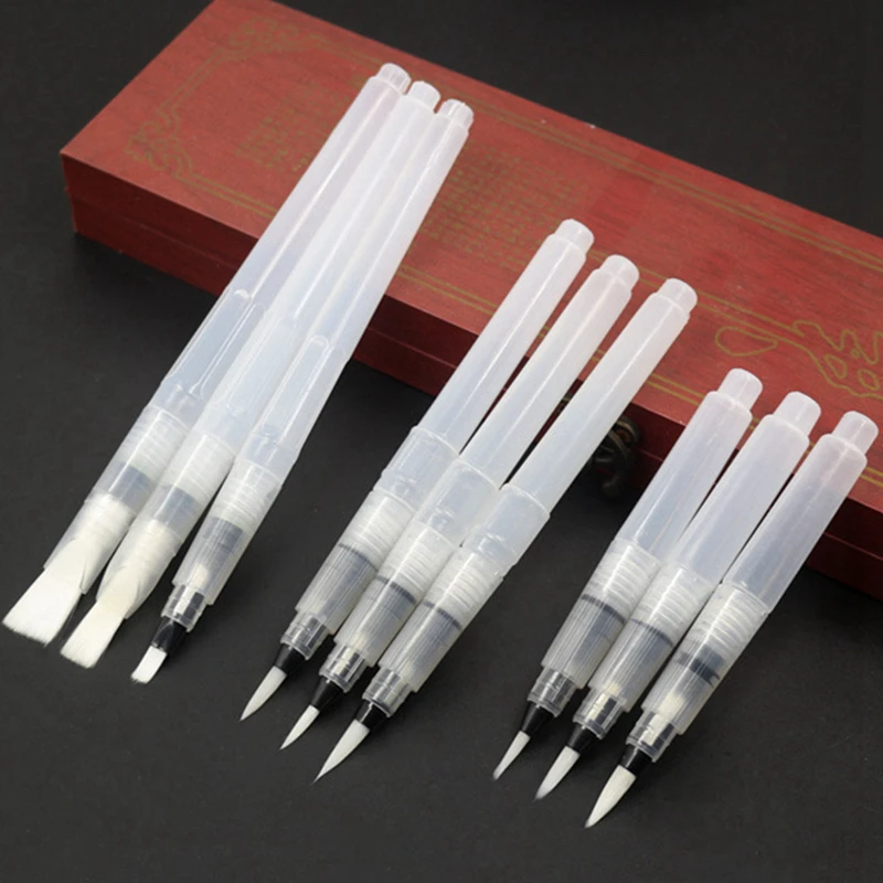 9 PCS Portable Paint Brush Water Color Brush Pencil Soft Watercolor Brush Pen for Beginner Painting Drawing School Art Supplies
9 PCS Portable Paint Brush Water Color Brush Pencil Soft Watercolor Brush Pen for Beginner Painting Drawing School Art Supplies