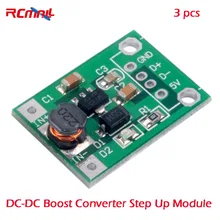 RCmall 3Pcs DC-DC Boost Converter Step Up Module 1-5V to 5V 500mA for Phone MP4 MP3 Arduino Camera FZ2608
RCmall 3Pcs DC-DC Boost Converter Step Up Module 1-5V to 5V 500mA for Phone MP4 MP3 Arduino Camera FZ2608