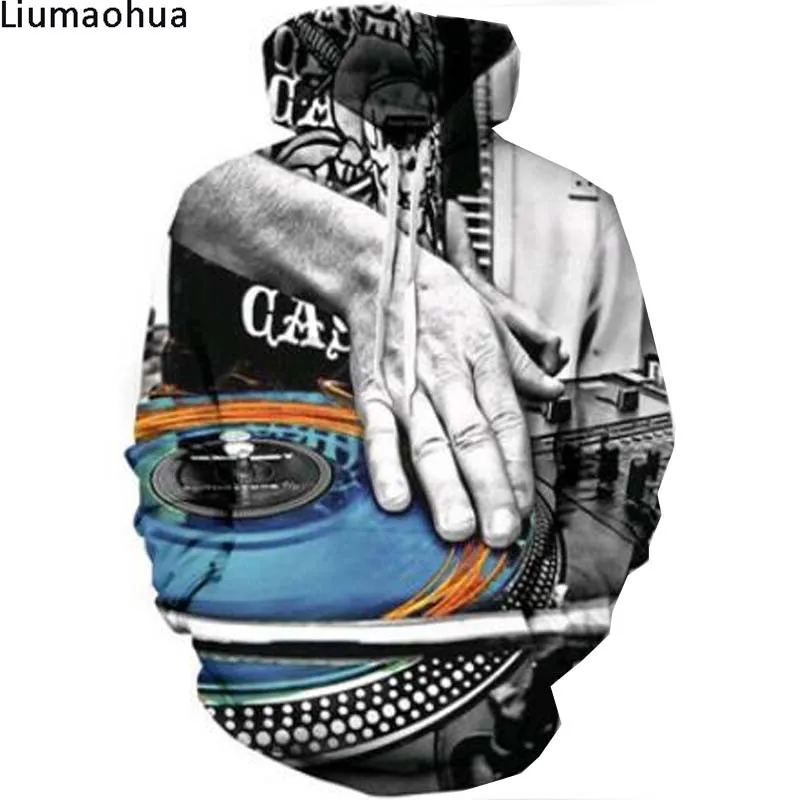 3D printing DJ disc hooded sweatshirt winter round neck long-sleeved pullover men's and women's clothing Harajuku coat
3D printing DJ disc hooded sweatshirt winter round neck long-sleeved pullover men's and women's clothing Harajuku coat
