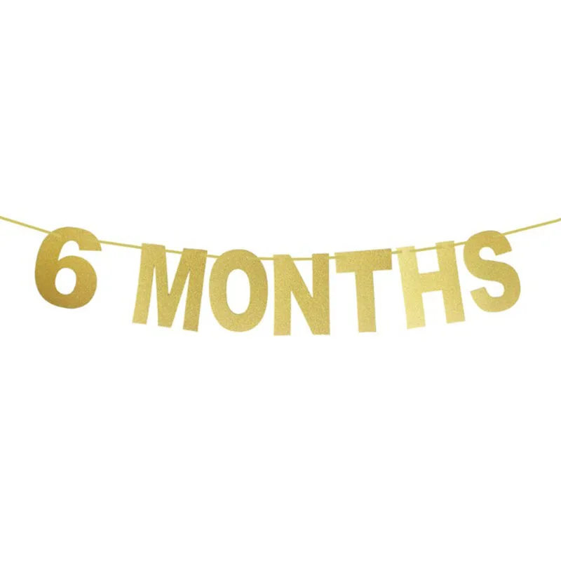 1 Set Creative 6 months baby Party Decor Letter banner Baby Shower Decorations supplies
1 Set Creative 6 months baby Party Decor Letter banner Baby Shower Decorations supplies