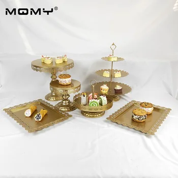6PCS Thin Disk Cupcake Set Wedding Dessert Metal Round 3 Tier Afternoon Tea Cake Stand
6PCS Thin Disk Cupcake Set Wedding Dessert Metal Round 3 Tier Afternoon Tea Cake Stand