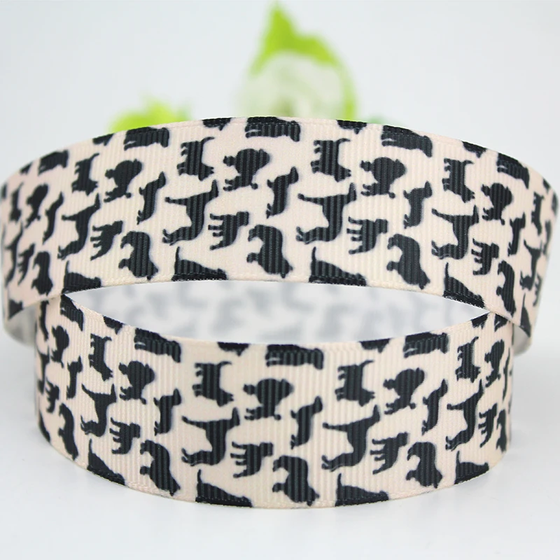 Free shipping 1 inch cute black dog printed polyester grosgrain ribbon 25mm gift packing tape Handmade Crafts ribbons
Free shipping 1 inch cute black dog printed polyester grosgrain ribbon 25mm gift packing tape Handmade Crafts ribbons