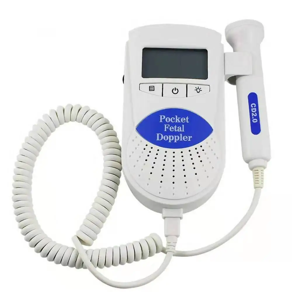 Baby Fetal Doppler Heart Detector Pregnant Women Ultrasound Prenatal Baby Monitor Fetus Heart Rate Thermometers
Baby Fetal Doppler Heart Detector Pregnant Women Ultrasound Prenatal Baby Monitor Fetus Heart Rate Thermometers