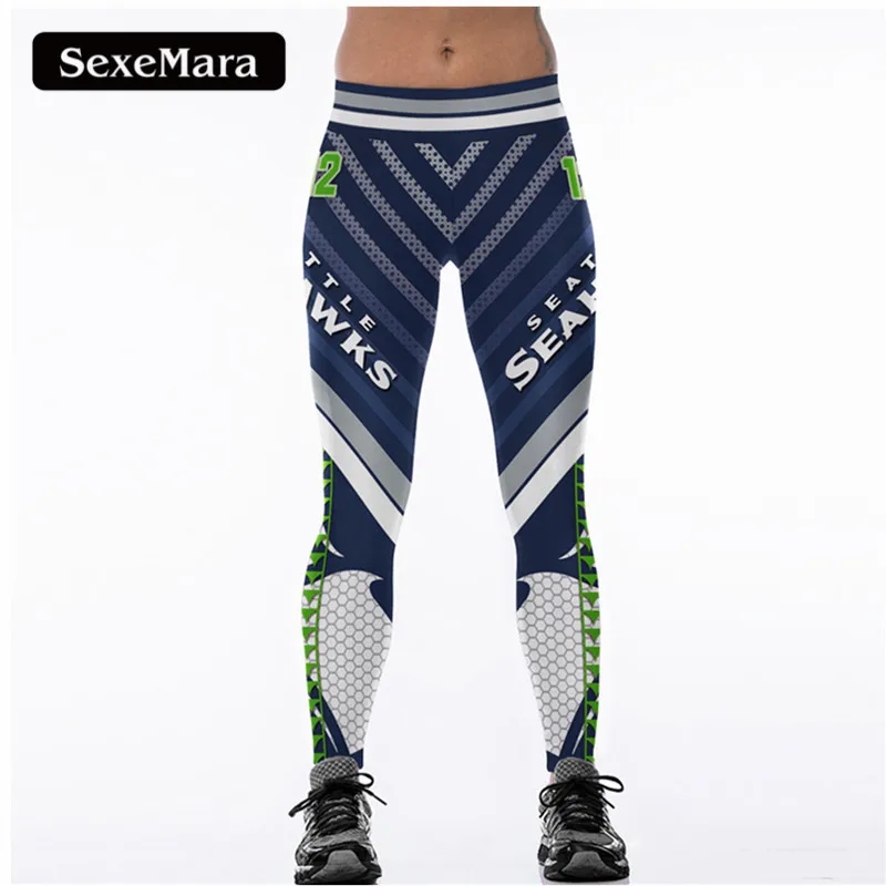 SexeMara SEATTLE SEA HAWKS 12 3D Print Women Leggings High Waist Legging Steelers Printed Women Pants Slim Fitness Leggins
SexeMara SEATTLE SEA HAWKS 12 3D Print Women Leggings High Waist Legging Steelers Printed Women Pants Slim Fitness Leggins