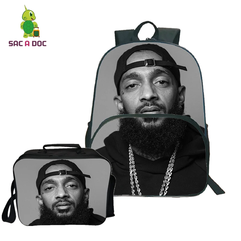 2Pcs/Sets Nipsey Hussle Backpack for Teenagers Laptop Backpack Girls Boys Travel Rucksack with Cooler Bag Mochila Mujer/ Hombre
2Pcs/Sets Nipsey Hussle Backpack for Teenagers Laptop Backpack Girls Boys Travel Rucksack with Cooler Bag Mochila Mujer/ Hombre
