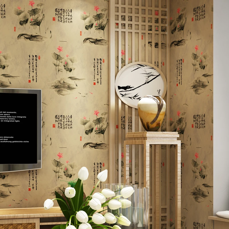 0.53x10m Chinese style green leaf lotus pattern non-woven wallpaper living room bedroom hotel TV background shop wallpaper
0.53x10m Chinese style green leaf lotus pattern non-woven wallpaper living room bedroom hotel TV background shop wallpaper