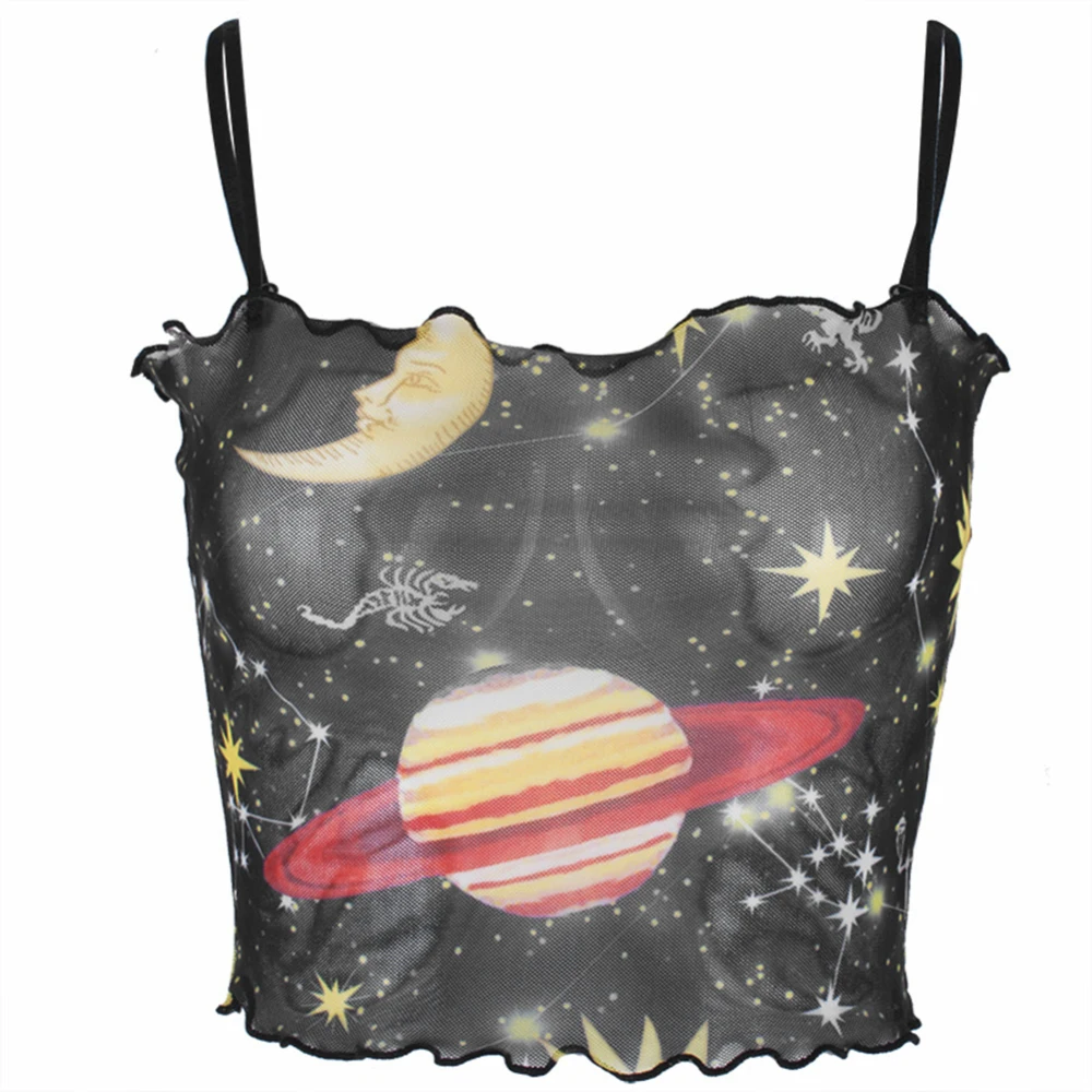 Women's Sexy Sleeveless Cross Slim Vest Blouse Crop Tops Polyester Printed Casual Tank Top Side Slit Fashion Sling Vest T-Shirt
Women's Sexy Sleeveless Cross Slim Vest Blouse Crop Tops Polyester Printed Casual Tank Top Side Slit Fashion Sling Vest T-Shirt