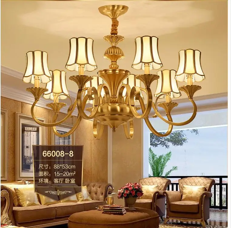 European Candle Copper Modern Chandelier Light Antique Brass Design LED Lighting Modern Decoration Lamp Study Light Bedroom Lamp
European Candle Copper Modern Chandelier Light Antique Brass Design LED Lighting Modern Decoration Lamp Study Light Bedroom Lamp