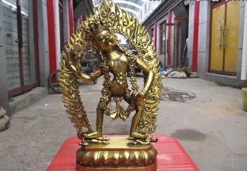 150401 S0200 Tibet Fane A Gilt Bronze Statue Vasya-Vajravarahi Feminine Divinities Buddha
150401 S0200 Tibet Fane A Gilt Bronze Statue Vasya-Vajravarahi Feminine Divinities Buddha