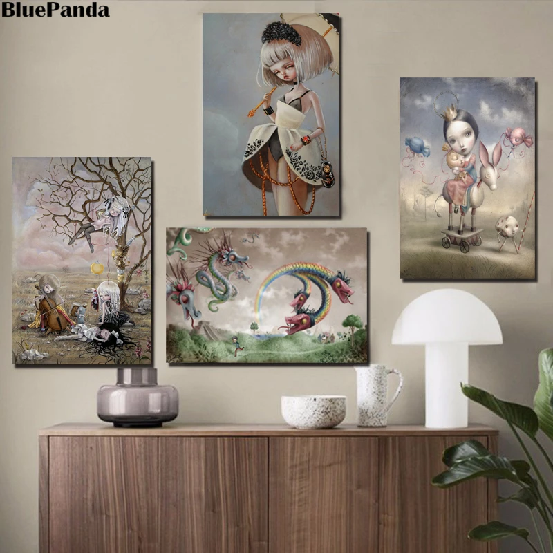 Caricaturas Mark Ryden Surrealismo Pop Canvas Prints Picture Modular Paintings For Living Room Poster On The Wall Home Decor
Caricaturas Mark Ryden Surrealismo Pop Canvas Prints Picture Modular Paintings For Living Room Poster On The Wall Home Decor
