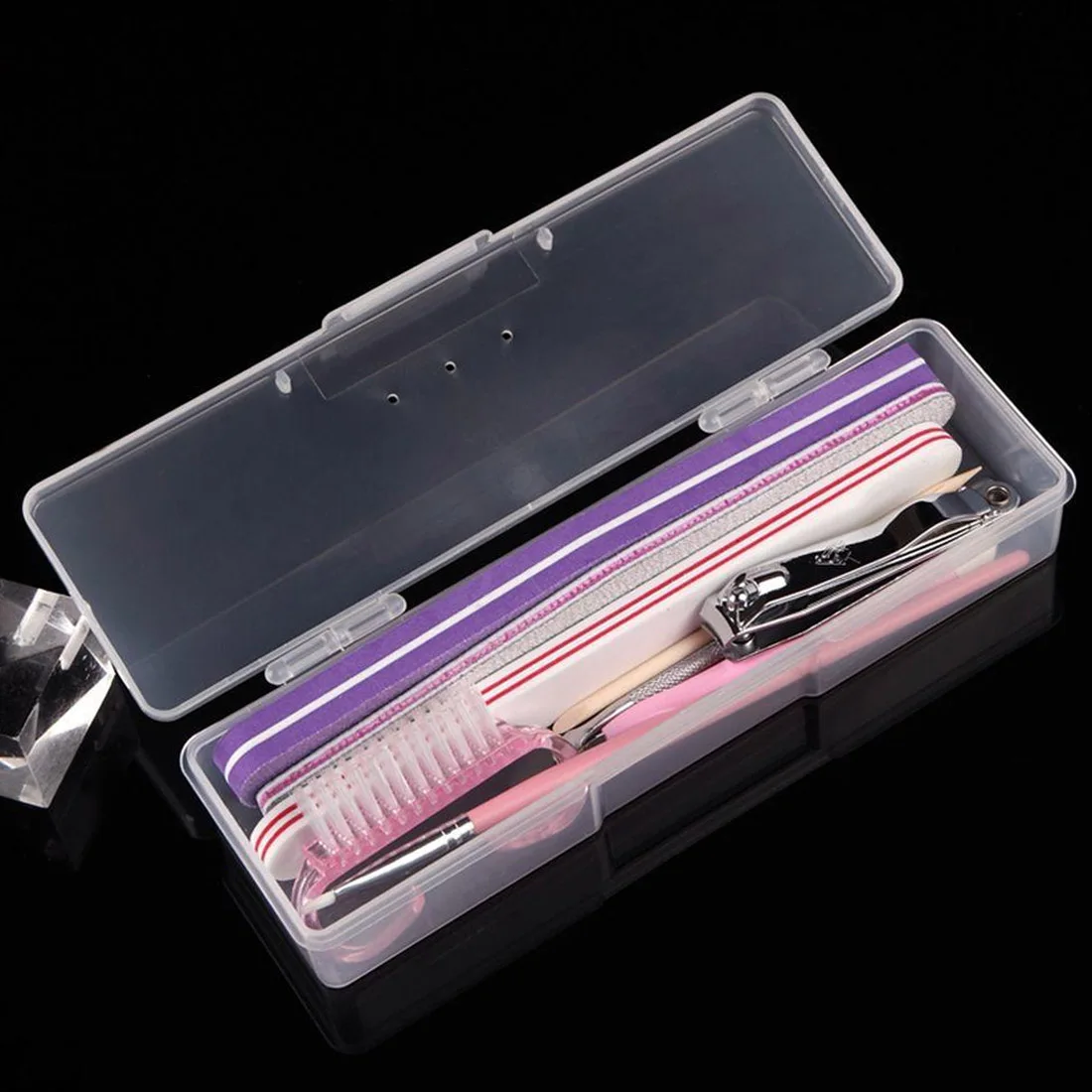 Nail tool organizer Transparent Manicure Tool Nail Art Empty Container Storage Boxes Nail Storage Box Plastic box
Nail tool organizer Transparent Manicure Tool Nail Art Empty Container Storage Boxes Nail Storage Box Plastic box