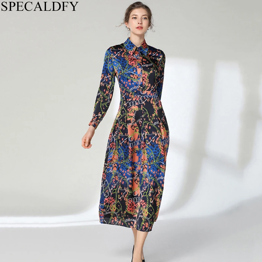 2019 Spring Runway Designer Dresses Women High Quality Print Vintage Midi-calf Dress Ladies Party Dresses Robe Femme Vestidos
2019 Spring Runway Designer Dresses Women High Quality Print Vintage Midi-calf Dress Ladies Party Dresses Robe Femme Vestidos