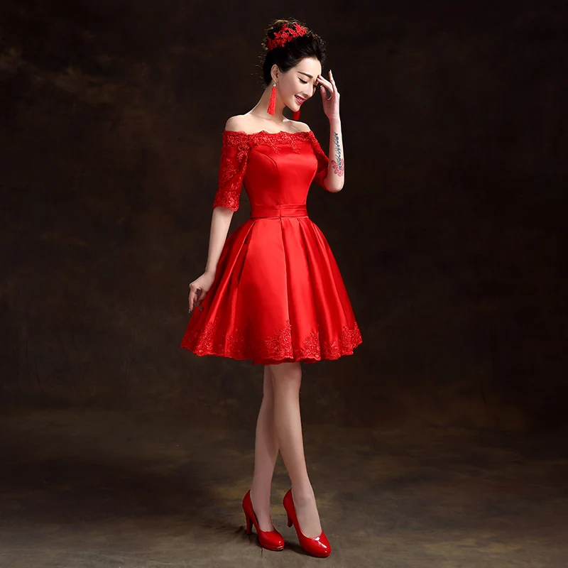 Красное Платье Выше Колен