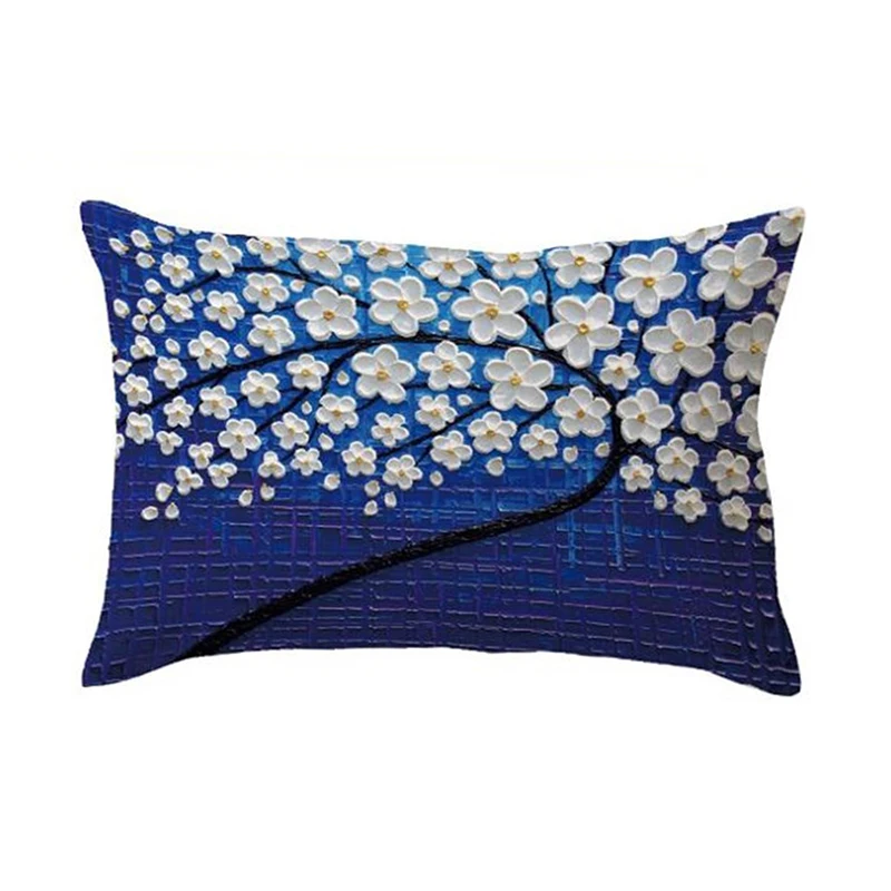 30X50Cm Rectangular Throw Pillow Case Korean Style Tree Flowers Pillow Cover Cotton Linen Dakimakura For Home
30X50Cm Rectangular Throw Pillow Case Korean Style Tree Flowers Pillow Cover Cotton Linen Dakimakura For Home