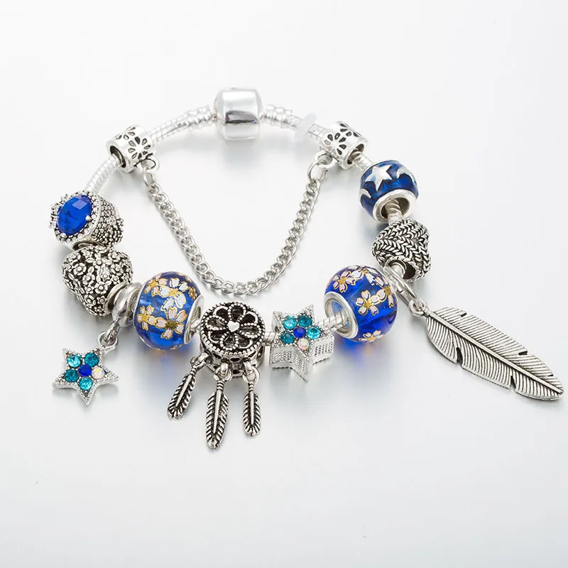 ANNAPAER Silver Plated Dreamcatcher Charm Bracelets Crystal Femme Bracelets & Bangles for Women Authentic Jewelry B19030
ANNAPAER Silver Plated Dreamcatcher Charm Bracelets Crystal Femme Bracelets & Bangles for Women Authentic Jewelry B19030