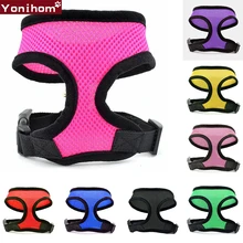 Perro arnés chaleco entrenamiento para cachorro Chihuahua suave malla arnés para perros gatos Pequeño medio Nylon correa para el pecho Bulldog tienda(China)