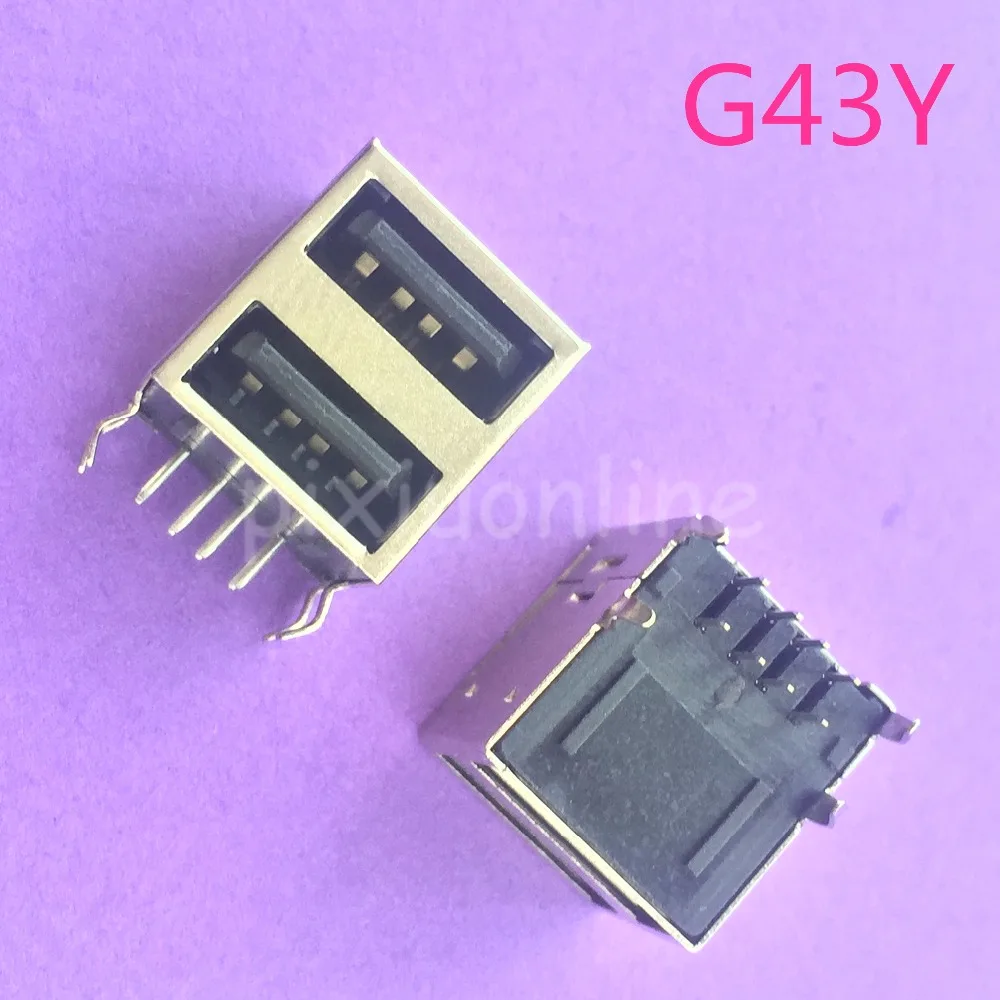 2pcs G43Y USB A Type Female Socket Connector 2to1 Set for Data Connection Interface Charging
2pcs G43Y USB A Type Female Socket Connector 2to1 Set for Data Connection Interface Charging