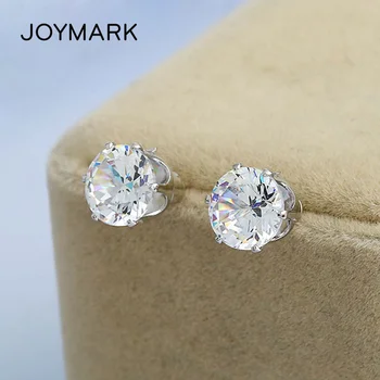 3mm-8mm Classic Six-Jaw Design Zircon Earrings Simple Style Stainless Steel Zircon Stud Earrings For Women Wedding Party BXGA005
3mm-8mm Classic Six-Jaw Design Zircon Earrings Simple Style Stainless Steel Zircon Stud Earrings For Women Wedding Party BXGA005