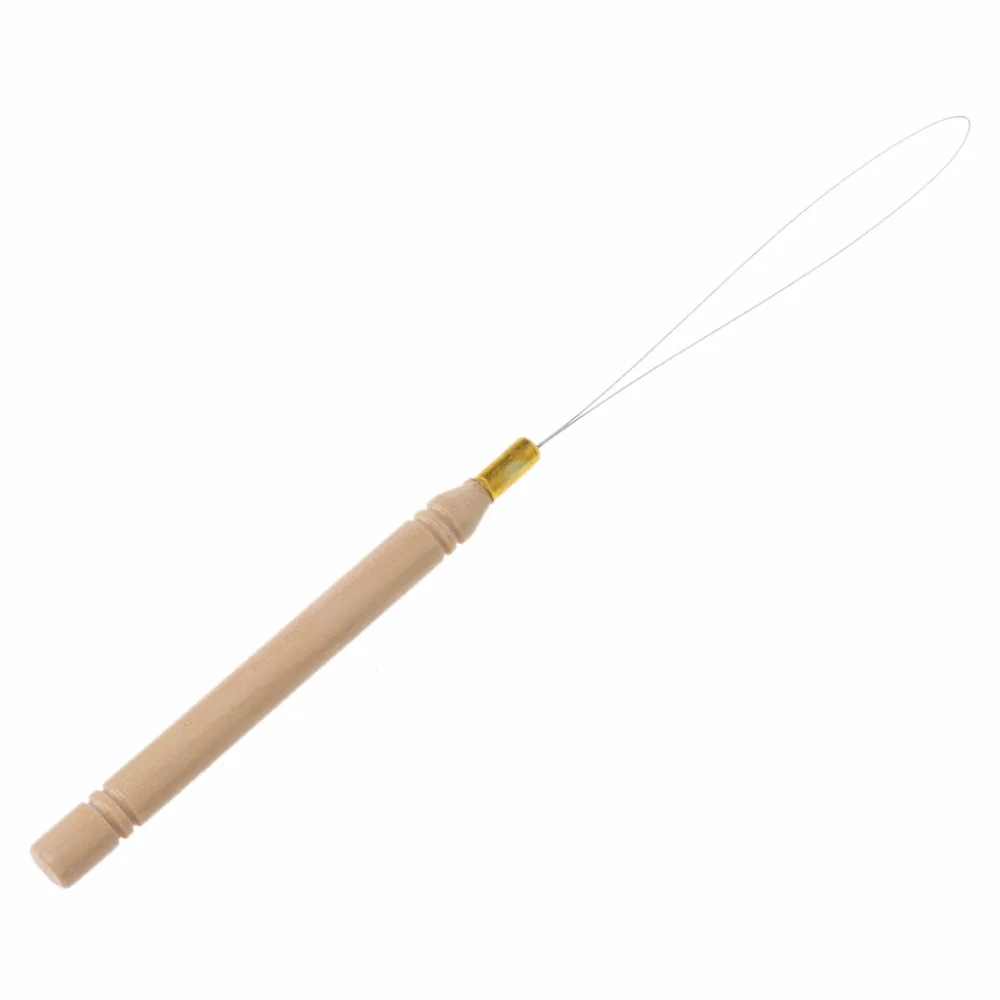 Hair Extension Needle Crochet Hook Wooden Handle Pulling Tool Loop Threader Wire Hair Styling Accessory Hook Needle
Hair Extension Needle Crochet Hook Wooden Handle Pulling Tool Loop Threader Wire Hair Styling Accessory Hook Needle
