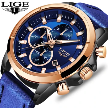 LIGE Fashion Business Blue Watch Men Top Brand Luxury Famous Male Dress Quartz Clock Waterproof Chronograph Relogio Masculino
LIGE Fashion Business Blue Watch Men Top Brand Luxury Famous Male Dress Quartz Clock Waterproof Chronograph Relogio Masculino
