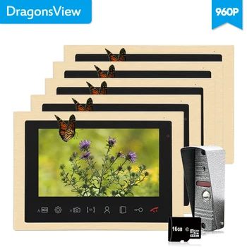 Dragonsview Video Intercom Door Phone Intercom Doorbell Home Intercom 10 Inch 960P Golden Color Metal Picture /Video Recording
Dragonsview Video Intercom Door Phone Intercom Doorbell Home Intercom 10 Inch 960P Golden Color Metal Picture /Video Recording