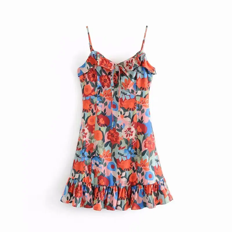 2019 women sweet bow tied floral print hem pleated ruffles sling mini dress female strapless vestidos chic party dresses DS2299
2019 women sweet bow tied floral print hem pleated ruffles sling mini dress female strapless vestidos chic party dresses DS2299