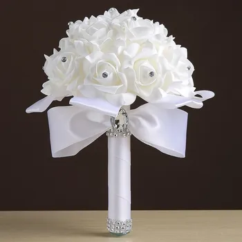 MissRDress Simple Wedding Bouquet Artificial Rose Bridal Bouquet Crystal Bridal Holding Flowers For Wedding Accessories JK101
MissRDress Simple Wedding Bouquet Artificial Rose Bridal Bouquet Crystal Bridal Holding Flowers For Wedding Accessories JK101