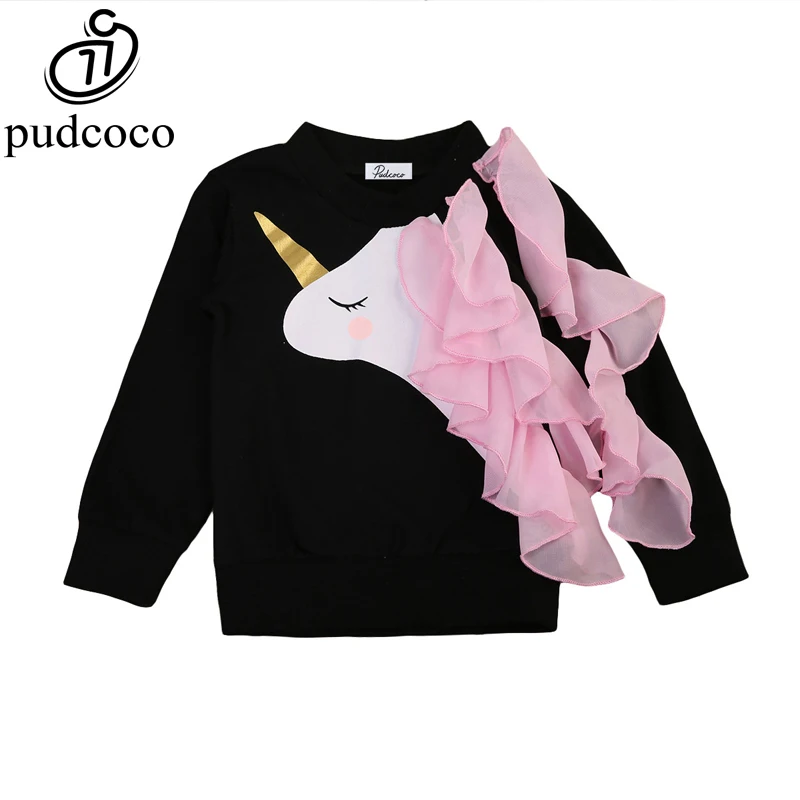 Pudcoco 2017 Kids Girls Hoodie Unicorn Ruffle Hoodie Baby Girls Tee Tops Sweatshirts Autumn Winter Warm Cotton Baby Clothes 0-4T
Pudcoco 2017 Kids Girls Hoodie Unicorn Ruffle Hoodie Baby Girls Tee Tops Sweatshirts Autumn Winter Warm Cotton Baby Clothes 0-4T