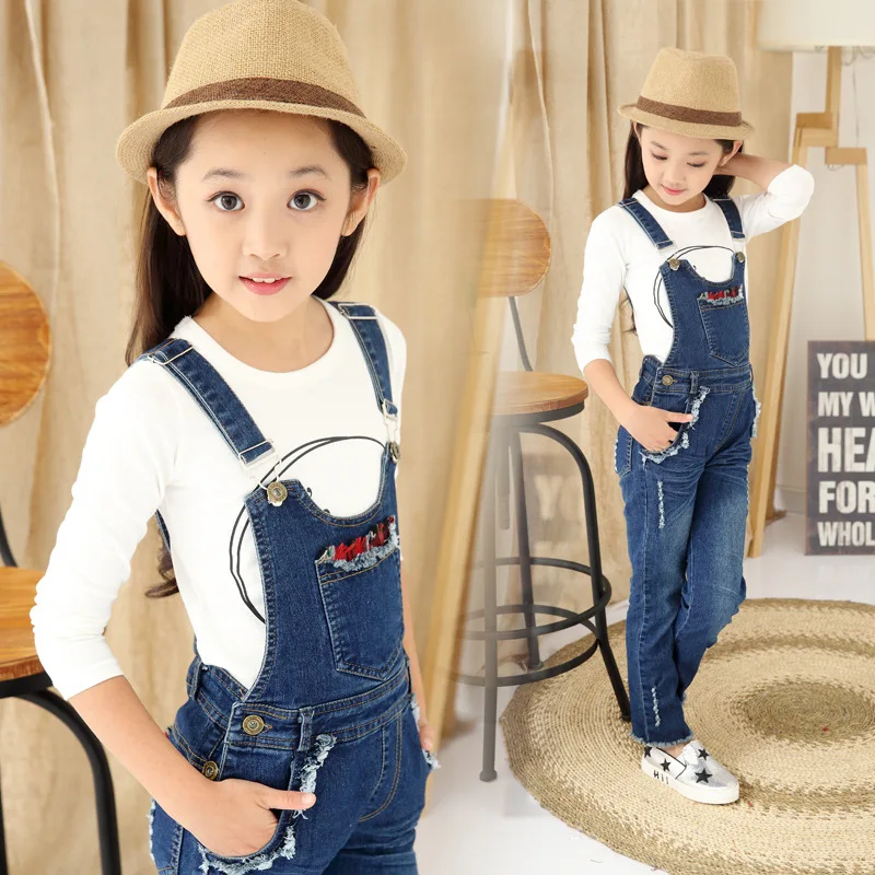 3-13T Autumn New Brand Children Clothing Denim Overalls For Girls Fashion Casual Kids Clothes Girl Jeans Solid Child Pants
3-13T Autumn New Brand Children Clothing Denim Overalls For Girls Fashion Casual Kids Clothes Girl Jeans Solid Child Pants