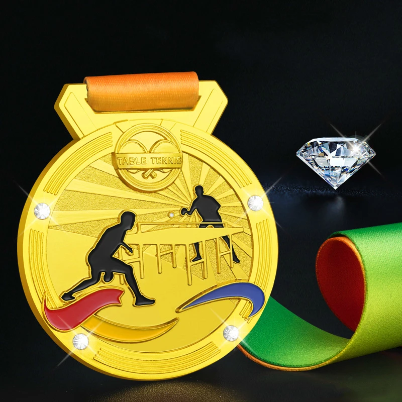 Hot Table Tennis Trofeo Medal Texture Clearoy Badges Sports Souvenir Champion Prize Table Tennis Competition Best Reward
Hot Table Tennis Trofeo Medal Texture Clearoy Badges Sports Souvenir Champion Prize Table Tennis Competition Best Reward