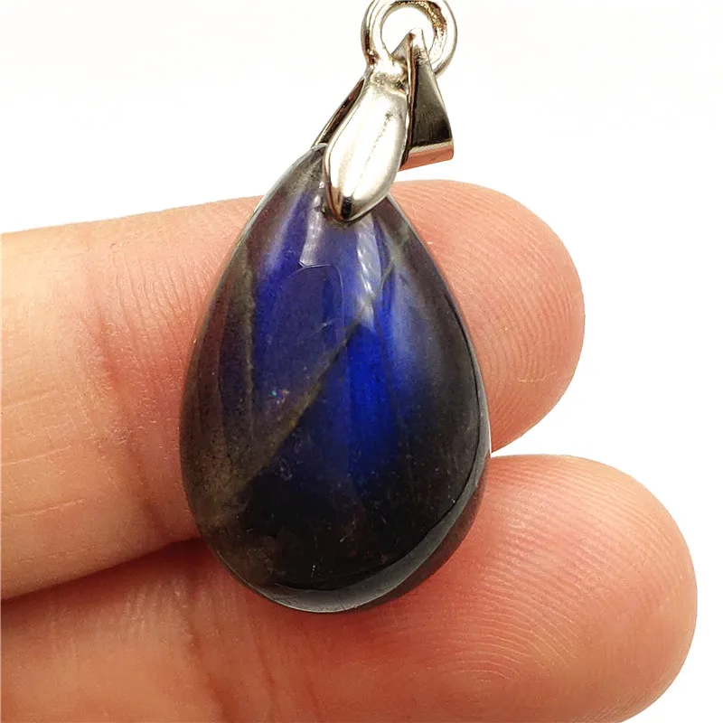 Natural Labradorite Necklace Pendant (6)