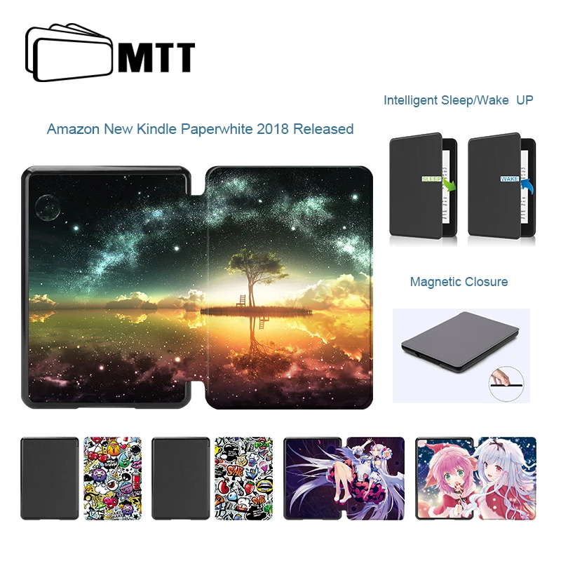 MTT Slim PU Leather Case for Amazon Kindle Paperwhite 4 2018 funda Smart Cover for New Kindle Paperwhite 4 10th Generation Shell
MTT Slim PU Leather Case for Amazon Kindle Paperwhite 4 2018 funda Smart Cover for New Kindle Paperwhite 4 10th Generation Shell