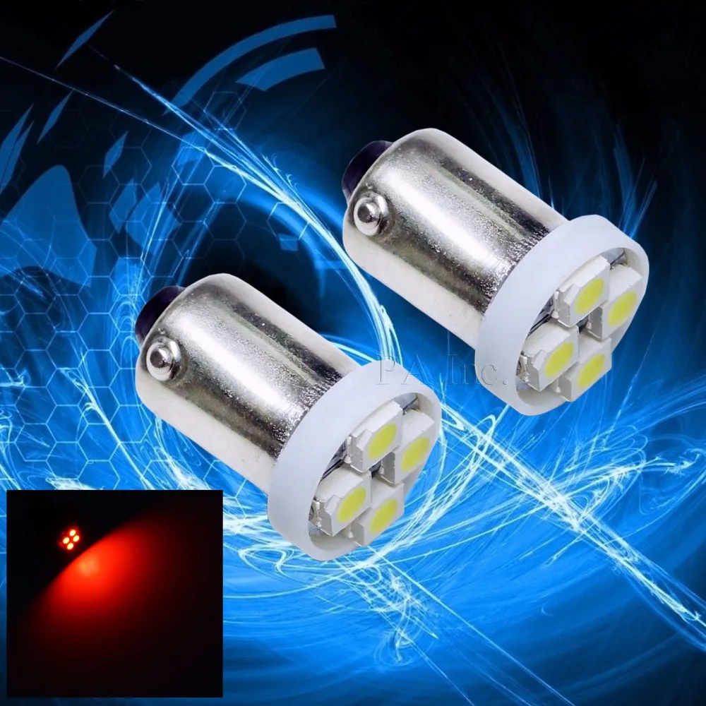 PA LED Best selling 10PCS 6.3 Volt 4SMD Auto Car Indicator LED Light LED Bulb for Pinball Machine BA9S AC DC Red
PA LED Best selling 10PCS 6.3 Volt 4SMD Auto Car Indicator LED Light LED Bulb for Pinball Machine BA9S AC DC Red