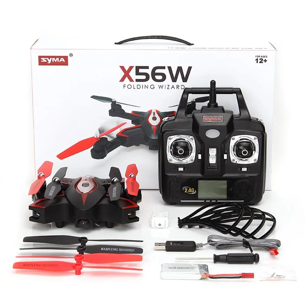 Foldable 4-Axles X56W G-sensor Camera WIFI FPV RC Quadcopter Selfie Drone Upgraded Quadcopter With HD Wifi Camera
Foldable 4-Axles X56W G-sensor Camera WIFI FPV RC Quadcopter Selfie Drone Upgraded Quadcopter With HD Wifi Camera