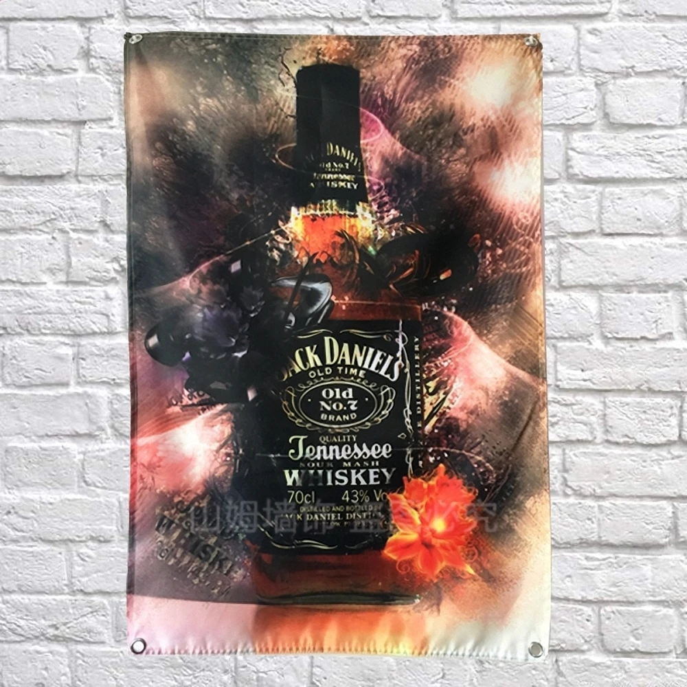 JACK DANIEL'S Beer Poster Banners Bar Cafe Hotel Wall Decor Hanging Art Waterproof Cloth Polyester Fabric Flags Theme Painting
JACK DANIEL'S Beer Poster Banners Bar Cafe Hotel Wall Decor Hanging Art Waterproof Cloth Polyester Fabric Flags Theme Painting