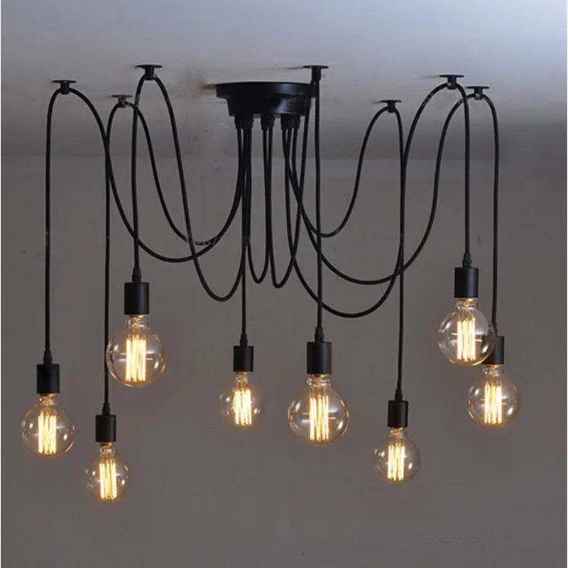 Antique Classic DIY Ceiling Spider Lamp Light E27 Bulb Base Socket Retro Chandelier Pedant Dining Hall Bedroom Hotel Decor
Antique Classic DIY Ceiling Spider Lamp Light E27 Bulb Base Socket Retro Chandelier Pedant Dining Hall Bedroom Hotel Decor