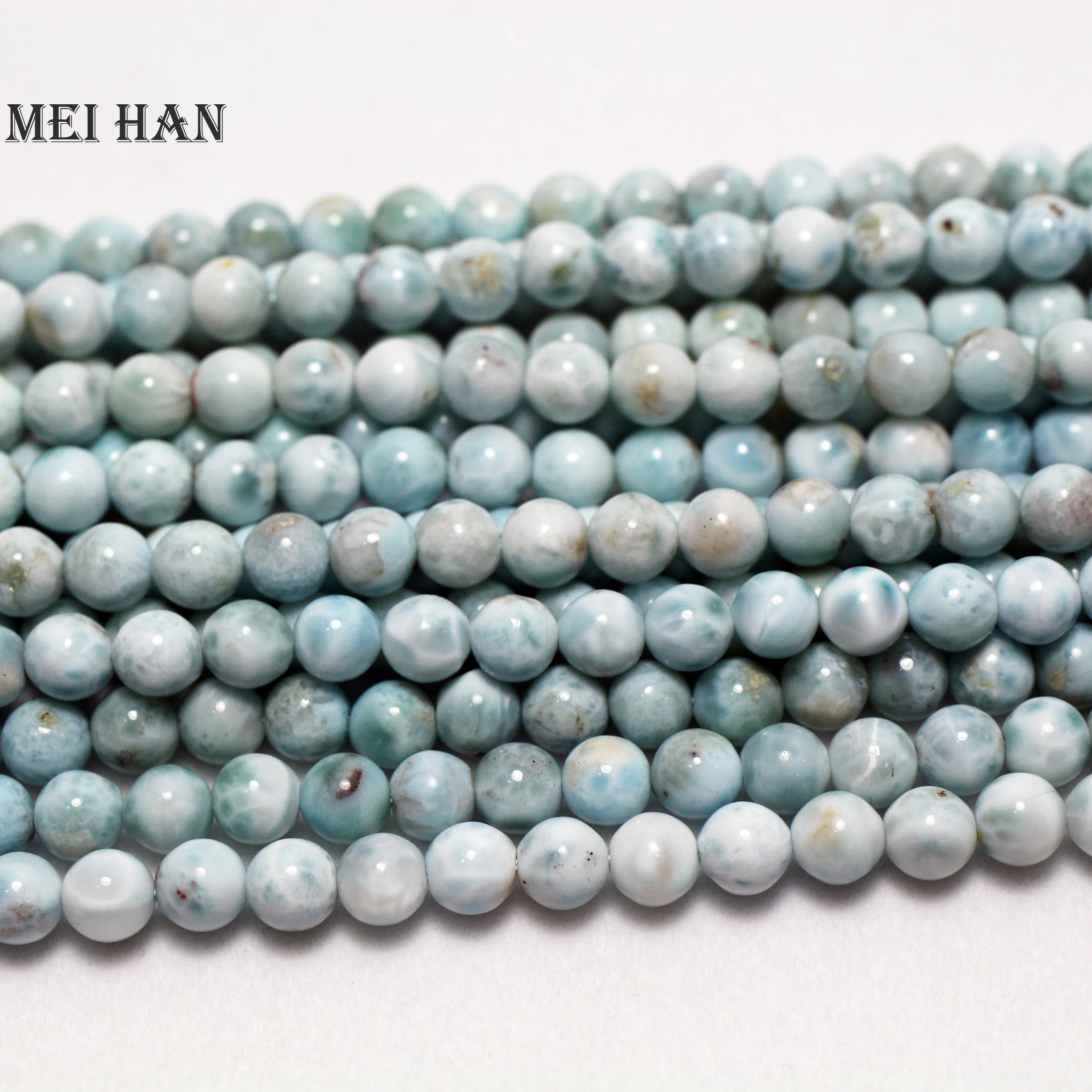 Meihan Meihan Free shipping (60beads/strand/22g) 6mm+-0.3 natural rare precious Dominica larimar for jewelry making design
Meihan Meihan Free shipping (60beads/strand/22g) 6mm+-0.3 natural rare precious Dominica larimar for jewelry making design