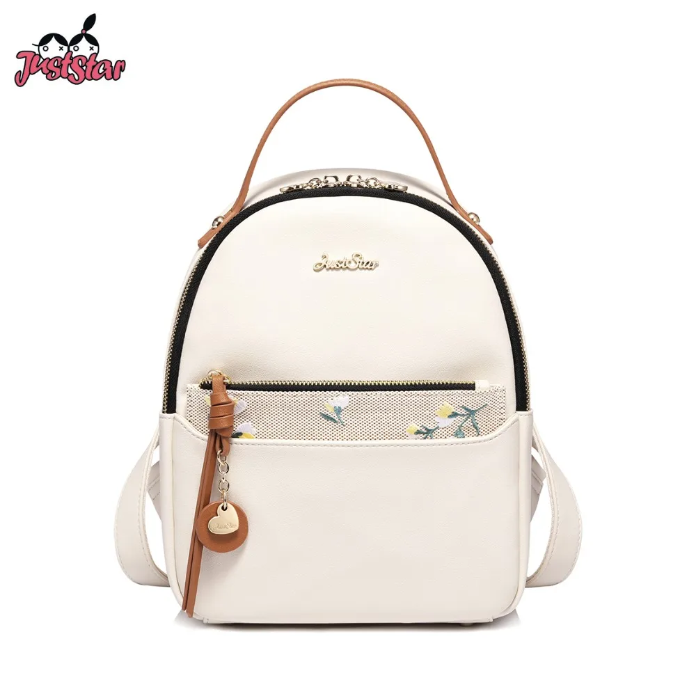 JUST STAR Women's Leather Backpack Female Fashion Embroidery Flower Shoulder Bags Ladies Leisure All-match Travel Backpacks
JUST STAR Women's Leather Backpack Female Fashion Embroidery Flower Shoulder Bags Ladies Leisure All-match Travel Backpacks