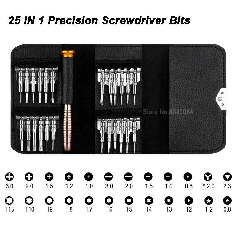 

25 in 1 Precision Multifunctional Screwdriver Bits Combination Torx Screwdriver Set Phillips Hand Tools For Phone PC Repair Tool