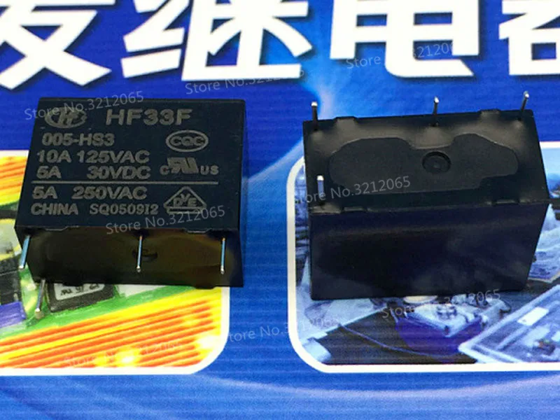 10PCS/lot Power Relay JZC-33F HF33F-005-HS3 HF33F-012-HS3 HF33F-024-HS3 5A 250VAC 4PIN New original
10PCS/lot Power Relay JZC-33F HF33F-005-HS3 HF33F-012-HS3 HF33F-024-HS3 5A 250VAC 4PIN New original