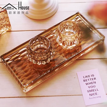 ADOUS Nordic simple modern crystal glass tray coffee table Decoration home accessories desktop Decoration
ADOUS Nordic simple modern crystal glass tray coffee table Decoration home accessories desktop Decoration
