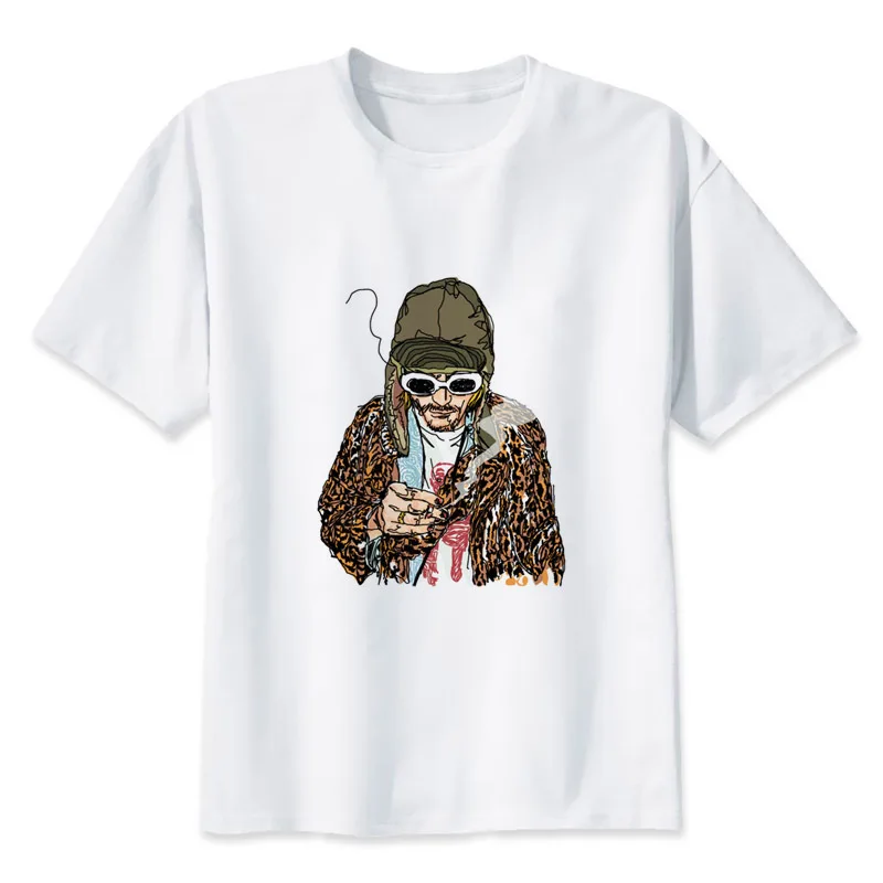 kurt cobain t shirt men Summer print T Shirt boy short sleeve with white color Fashion Top Tees mmr2487
kurt cobain t shirt men Summer print T Shirt boy short sleeve with white color Fashion Top Tees mmr2487