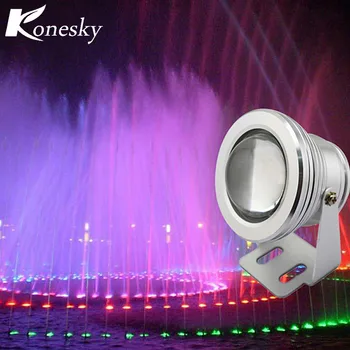 12 Colors 10W RGB LED Underwater Fountain Light Spotlight Timing Function Pool Pond Fish Tank Aquarium LED Light Lamp
12 Colors 10W RGB LED Underwater Fountain Light Spotlight Timing Function Pool Pond Fish Tank Aquarium LED Light Lamp