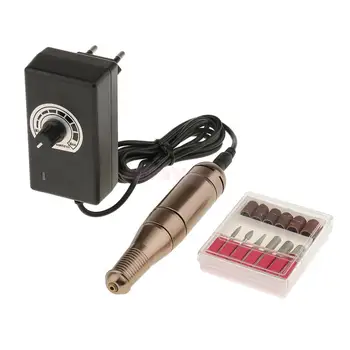 Pen Shape Electric Nail Drill Manicure Filer Kit Nail Polish Machine Set with 6 Bits Pedicure Tools EU Plug Gold
Pen Shape Electric Nail Drill Manicure Filer Kit Nail Polish Machine Set with 6 Bits Pedicure Tools EU Plug Gold