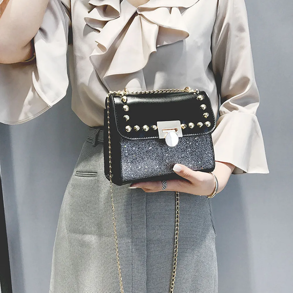 Women Luxury Chain Handbags Women Bags Designer Fashion Sequins Leather Crossbody Bag For Women 2019 Crossbody Messenger Bag NEW
Women Luxury Chain Handbags Women Bags Designer Fashion Sequins Leather Crossbody Bag For Women 2019 Crossbody Messenger Bag NEW